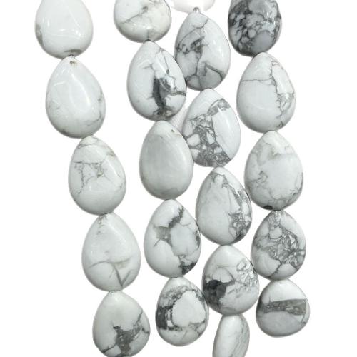 Gemstone Jewelry Beads, Magnesite, Teardrop, DIY, mixed colors, 13-18mm, Sold Per 38 cm Strand