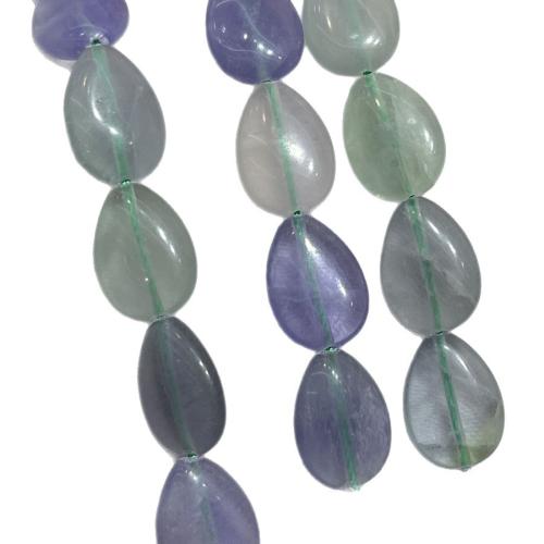 Natural Fluorite Beads, Colorful Fluorite, Teardrop, DIY, mixed colors, 13-18mm, Sold Per 38 cm Strand