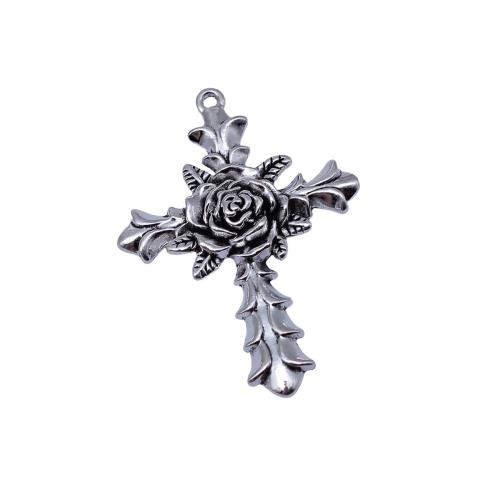 Pendentifs croix en alliage de zinc  , Placage, DIY, Vendu par PC