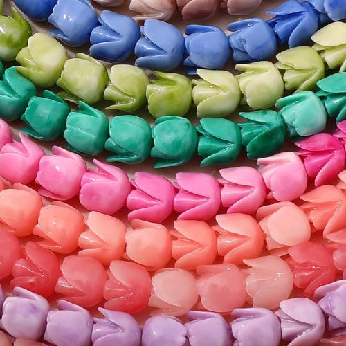 Resin Jewelry Beads, DIY, more colors for choice, 7x7mm, Sold Per 38 cm Strand