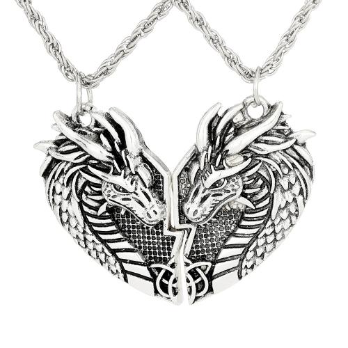 Tibetan Style Jewelry Necklace, plated, 2 pieces & fashion jewelry & for man, Sold By Set