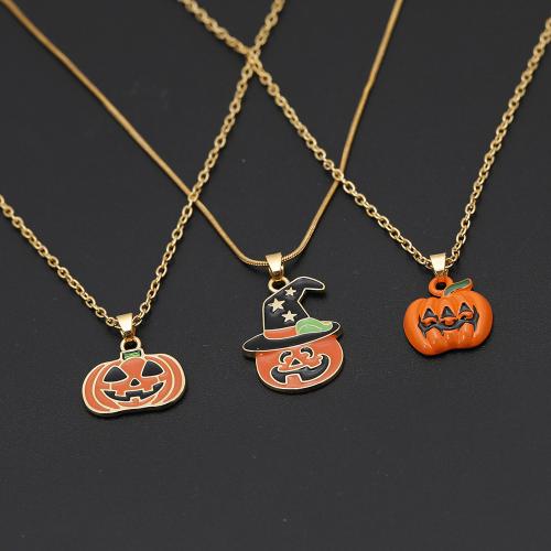 Tibetan Style Jewelry Set, plated, Halloween Design & different styles for choice & for woman & enamel, golden, Sold By PC