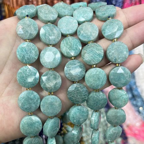 Perles amazonite, avec Seedbead, coeur, DIY, bleu, 15mm, Vendu par 38 cm brin