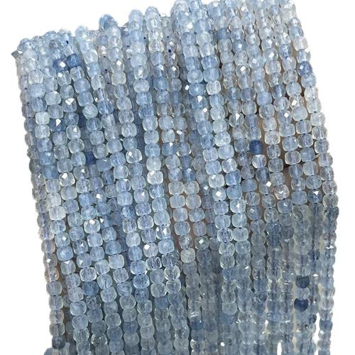 Aguamarina Abalorio, Bricolaje, color mixto, 4mm, Vendido para 38 cm Sarta