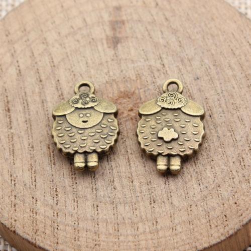 Pendentifs animaux en alliage de zinc, Placage, DIY, plus de couleurs à choisir, Vendu par PC