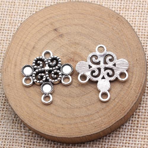 Tibetan Style Connector, plated, DIY & hollow, more colors for choice, 10PCs/Bag, Sold By Bag