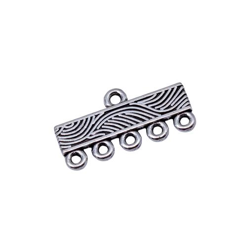 Tibetan Style Connector, plated, DIY, 20PCs/Bag, Sold By Bag