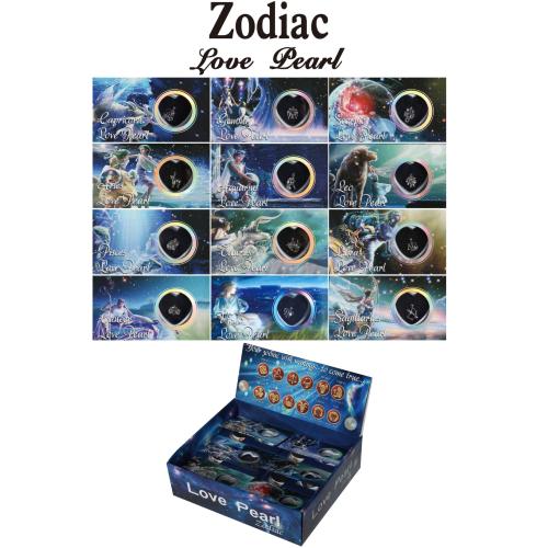 Oyster & Wish Pearl Kit, Freshwater Pearl, with Brass, 12 Signs of the Zodiac, plated, fashion jewelry, more colors for choice, nickel, lead & cadmium free, 6-7mm, Length:50 cm, Sold By Set
