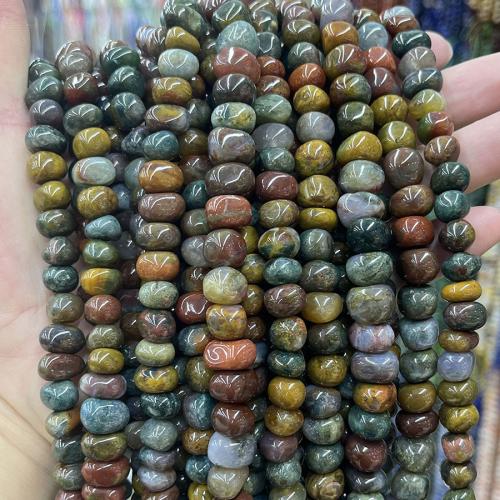 Natural Indian Agate Beads, DIY, mixed colors, Sold Per 38 cm Strand