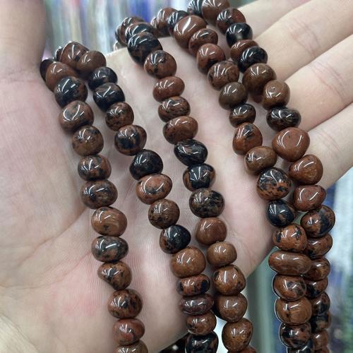 Black Stripes Rhodochrosite Stone Beads, DIY, mixed colors, Sold Per 38 cm Strand