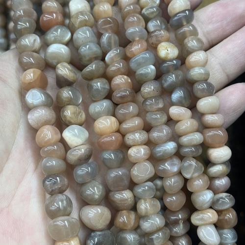 Natural Moonstone Beads, DIY, mixed colors, Sold Per 38 cm Strand
