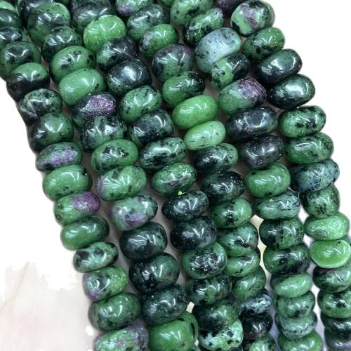 Gemstone Jewelry Beads, Ruby in Zoisite, DIY, mixed colors, 6-11mm, Sold Per 38 cm Strand