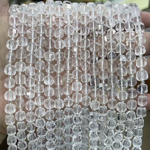 Natural Clear Quartz Beads, DIY, clear, Sold Per 38 cm Strand