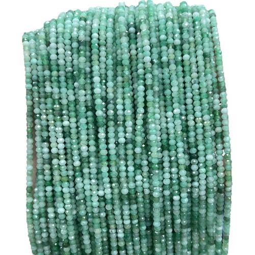 Emerald Beads, DIY, green, Sold Per 38 cm Strand