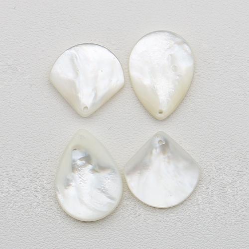 Natural White Shell Pendants, White Lip Shell, DIY, white, Sold By PC