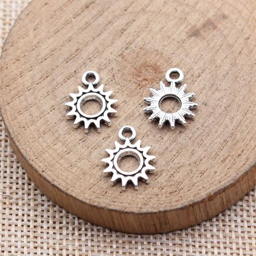 Tibetan Style Pendants, Gear Wheel, plated, DIY & hollow, more colors for choice, 20PCs/Bag, Sold By Bag
