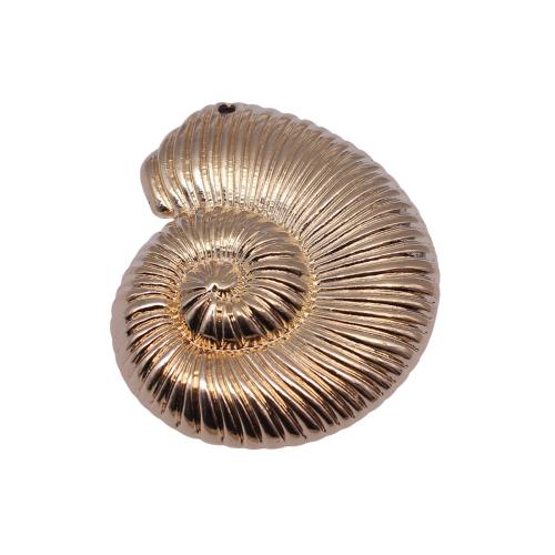 Tibetan Style Animal Pendants, Conch, KC gold color plated, DIY, Sold By PC