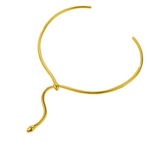 Collar Necklace, 304 Stainless Steel, 18K gold plated, fashion jewelry & for woman, Sold By PC