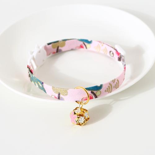 Polyamide Pet Necklace, with Tibetan Style, adjustable & enamel, more colors for choice, Length:Approx 17-32 cm, Sold By PC