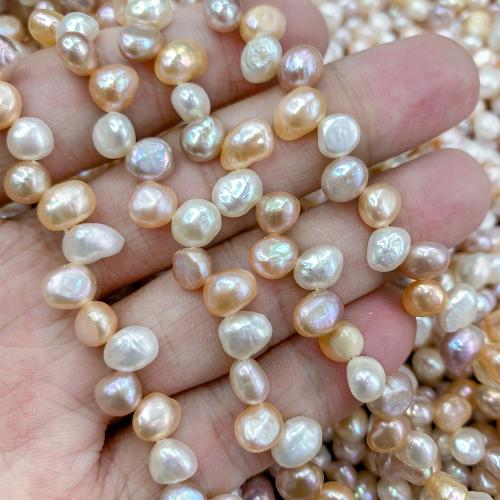 Cultured Baroque Freshwater Pearl Beads, DIY, mixed colors, 6-7MM, Sold By Bag
