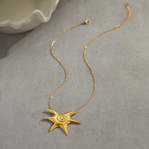 Fashion Stainless Steel Jewelry Sets, 304 Stainless Steel, Starfish, 18K gold plated, fashion jewelry & different styles for choice & for woman, Sold By PC