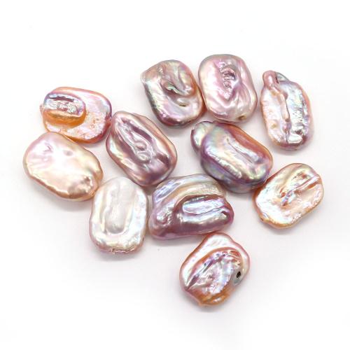 Cultured Baroque Freshwater Pearl Beads, irregular, DIY, purple, 14x19mm, Sold By Strand