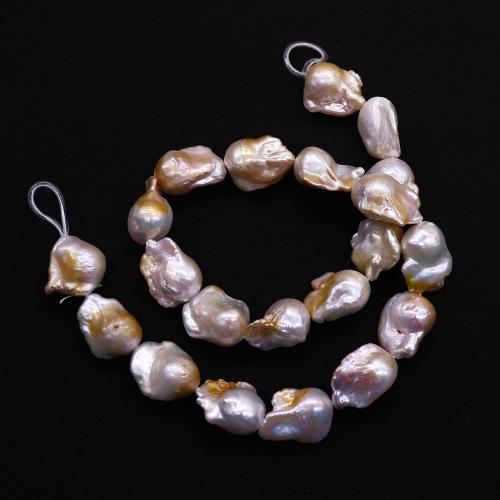 Cultured Baroque Freshwater Pearl Beads, irregular, DIY, mixed colors, 15x20mm-15x30mm, Sold Per 38 cm Strand