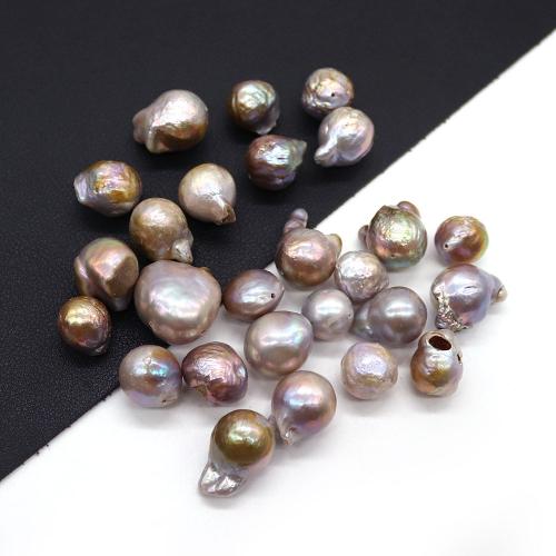 Cultured Baroque Freshwater Pearl Beads, irregular, DIY, purple, 10-15mm, Sold By PC