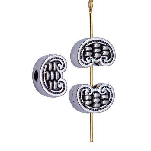 Perles intercalaires en alliage de zinc, Placage, DIY, 10PC/sac, Vendu par sac
