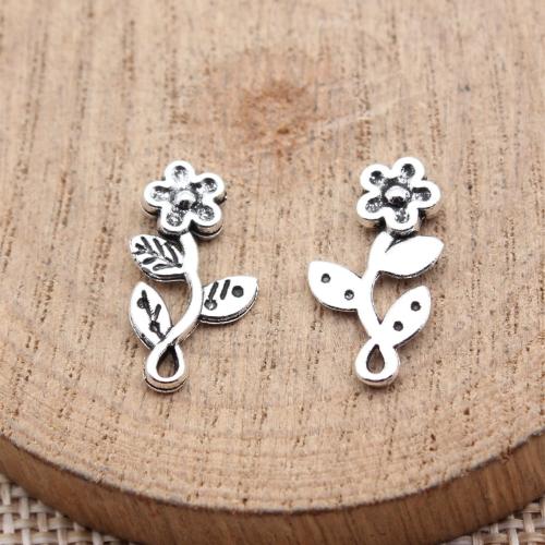 Tibetan Style Flower Pendants, plated, DIY, more colors for choice, Sold By PC