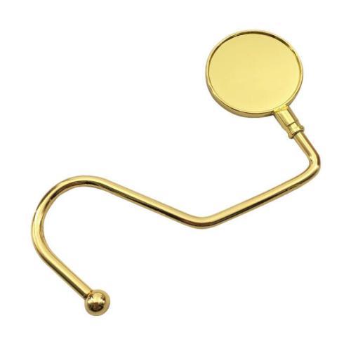 Foldable Handbag Bag Purse Table Hanger , Tibetan Style, plated, more colors for choice, 120x65mm, Sold By PC