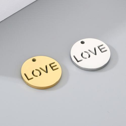 accessoire d'étiquette en inox , Acier inoxydable 304, Placage, DIY, plus de couleurs à choisir, 20mm, 10PC/sac, Vendu par sac