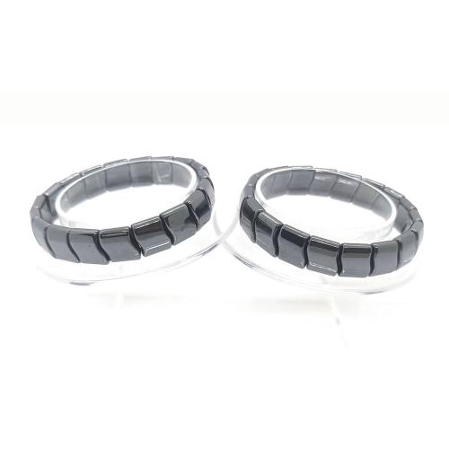 Non Magnetic Hematite Bracelet, fashion jewelry, black, 10x10mm, Length:20 cm, Sold By PC