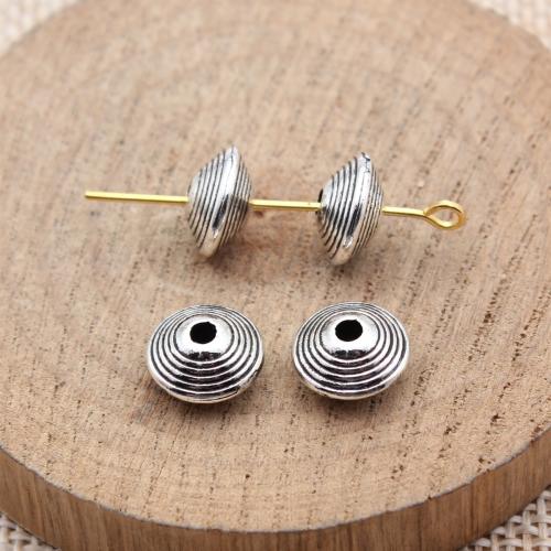 Perles intercalaires en alliage de zinc, Conique, Placage, DIY, 20PC/sac, Vendu par sac