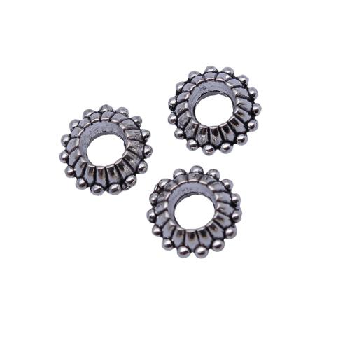 Tibetan Style Spacer Beads, plated, DIY, 10PCs/Bag, Sold By Bag