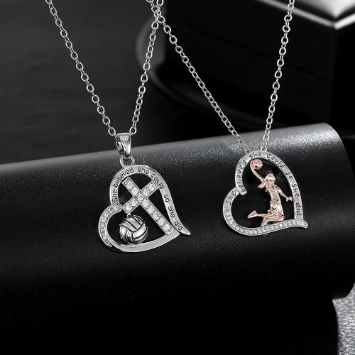 Sweater Chain Necklace, Brass, plated, different styles for choice & for woman & with rhinestone & hollow, original color, Sold By PC