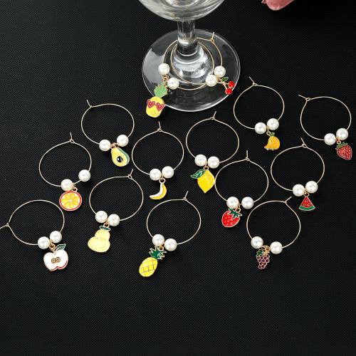 Tibetan Style with Plastic Pearl, plated, different styles for choice & enamel, golden, Sold By PC