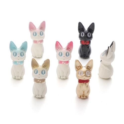 Tibetan Style Animal Beads, Cat, plated, gradient color & DIY, more colors for choice, Hole:Approx 1mm, Sold By PC