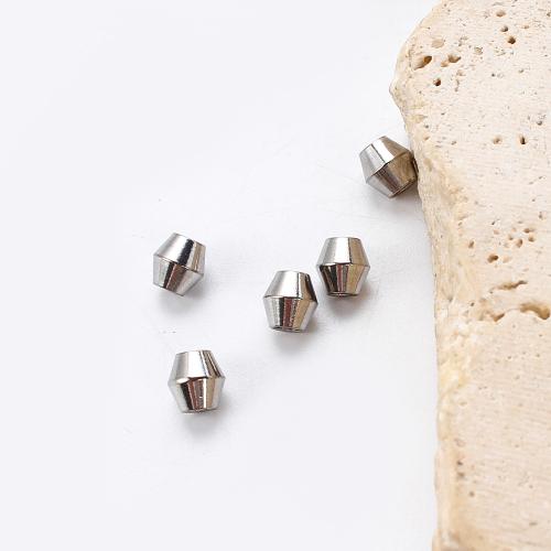Stainless Steel Beads, 304 Stainless Steel, silver color plated, DIY, silver color, 5.87x5.88x5.88mm, Sold By PC