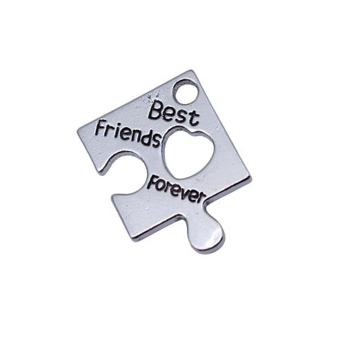 Pendentifs en alliage de zinc, Placage, DIY, 10PC/sac, Vendu par sac
