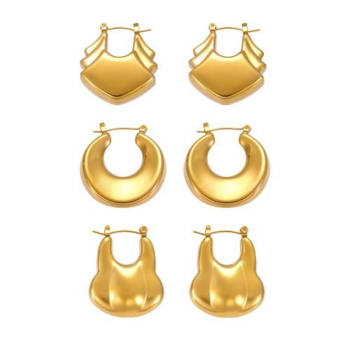 Edelstahl-Hebel zurück-Ohrring, 304 Edelstahl, plattiert, Modeschmuck & verschiedene Stile für Wahl & für Frau, keine, verkauft von Paar