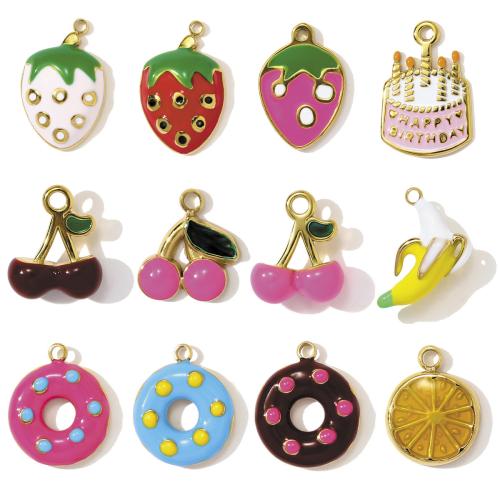 Stainless Steel Pendants, 304 Stainless Steel, plated, DIY & enamel, more colors for choice, 3PCs/Bag, Sold By Bag