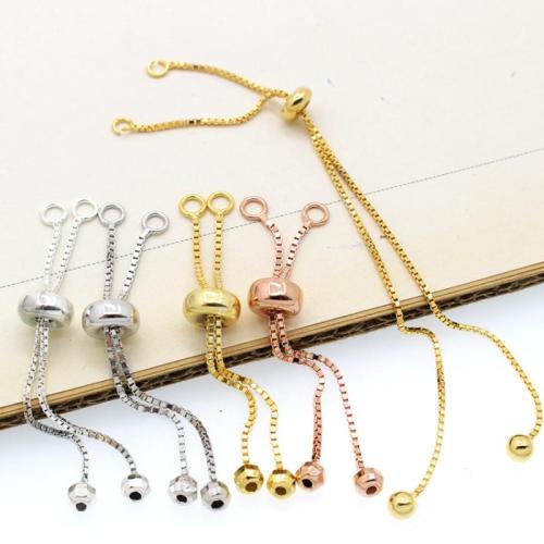 925 Sterling Silver Extender Chain, DIY & different size for choice & box chain, more colors for choice, Sold By PC