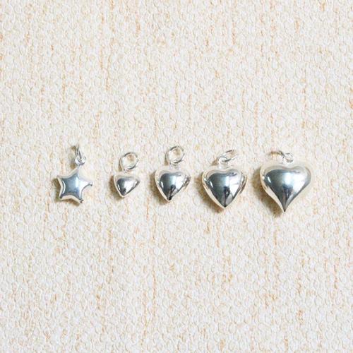 925 Sterling Silver Pendant, DIY & different styles for choice, silver color, Sold By PC