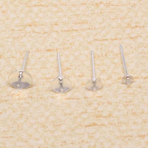 925 Sterling Silver Earring Post, DIY & different size for choice, more colors for choice, Sold By Pair
