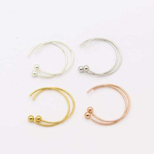 925 Sterling Silver Earring Drop Findings, DIY & different size for choice, more colors for choice, Sold By Pair