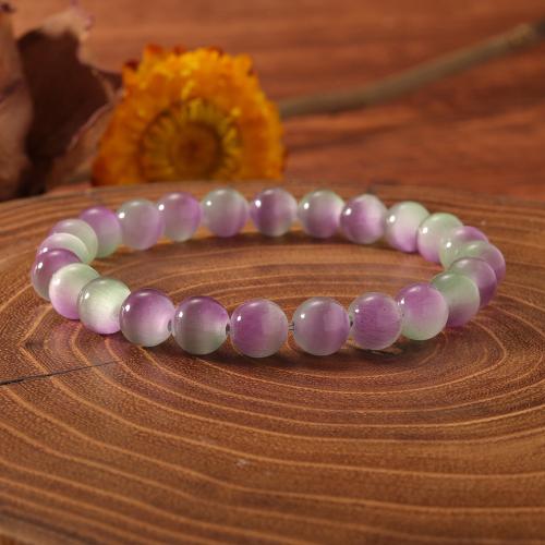 Cats Eye Bracelets, gold color plated, fashion jewelry, more colors for choice, Sold By PC