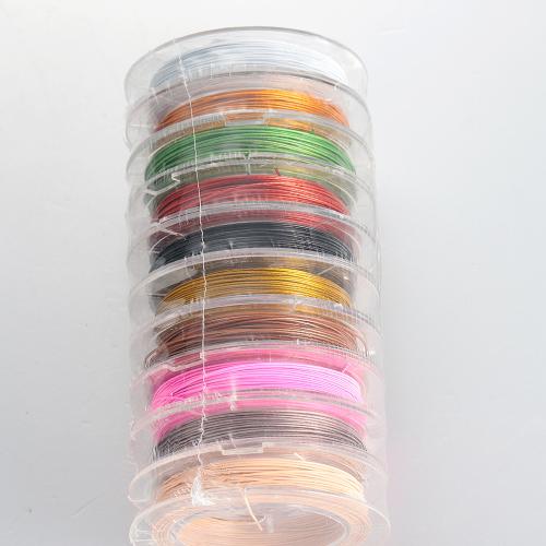 Fil queue de tigre, Acier inoxydable 304, DIY, plus de couleurs à choisir, 90x50x90mm, 10ensemblessérie/lot, 10m/fixé, Vendu par lot