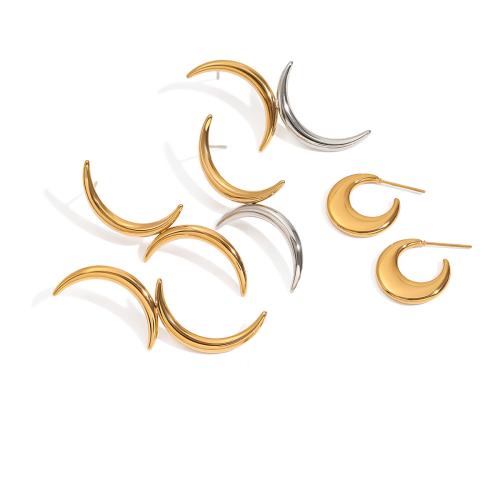 Stainless Steel Stud Earrings, 304 Stainless Steel, plated, fashion jewelry & different styles for choice & for woman, more colors for choice, Sold By Pair