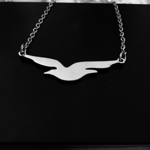 Stainless Steel Jewelry Necklace, 304 Stainless Steel, with 50mm extender chain, polished, fashion jewelry & Unisex, original color, Pendant:34x10mm, Length:Approx 45 cm, Sold By PC